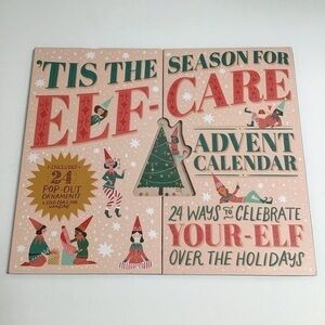 NEW Elf Advent Calendar 24 Pop Out Ornaments Cord Tis the Season for Elf-Care